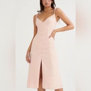 House of CB Cornelia Blush midi sundress